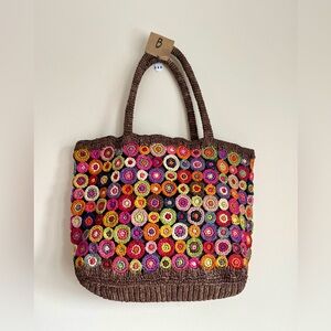 RAFFIA Crochet Tote Bag
